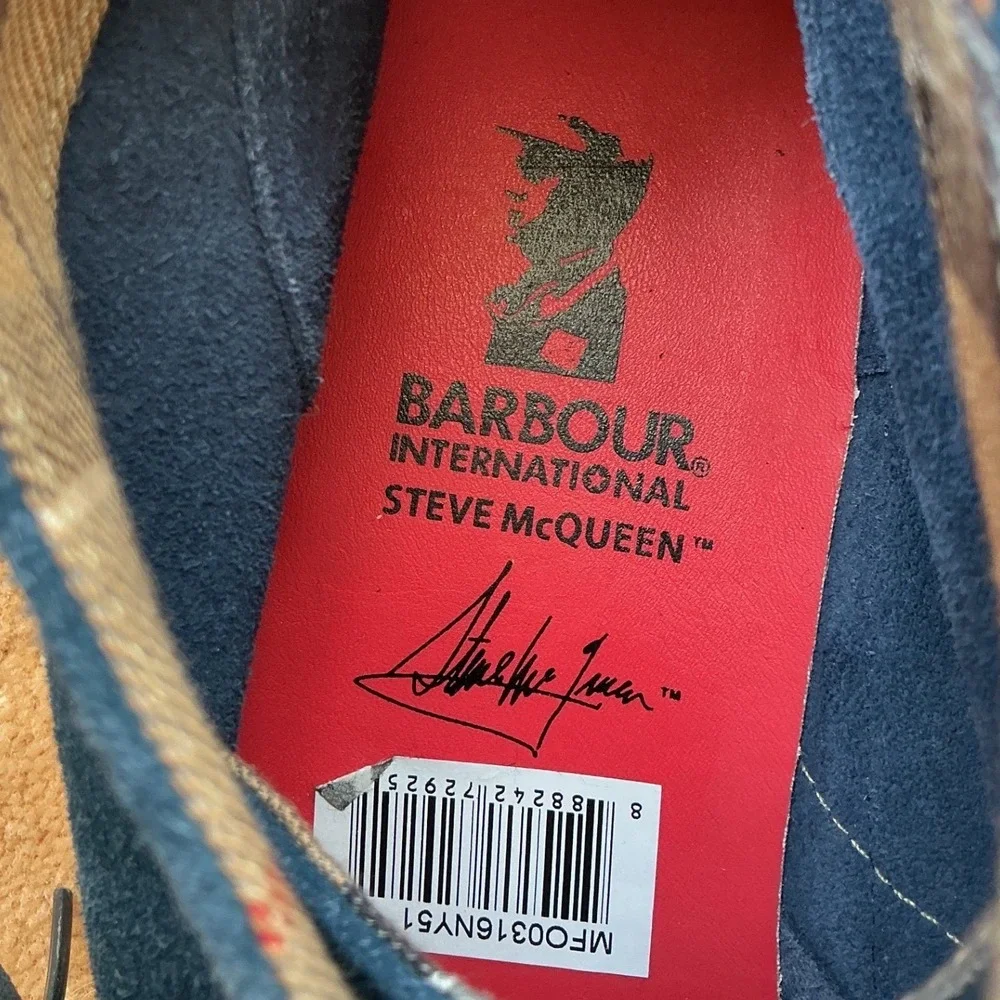 Barbour International Special Edition Rare Steve McQueen Suede Chukka Mens L10.5